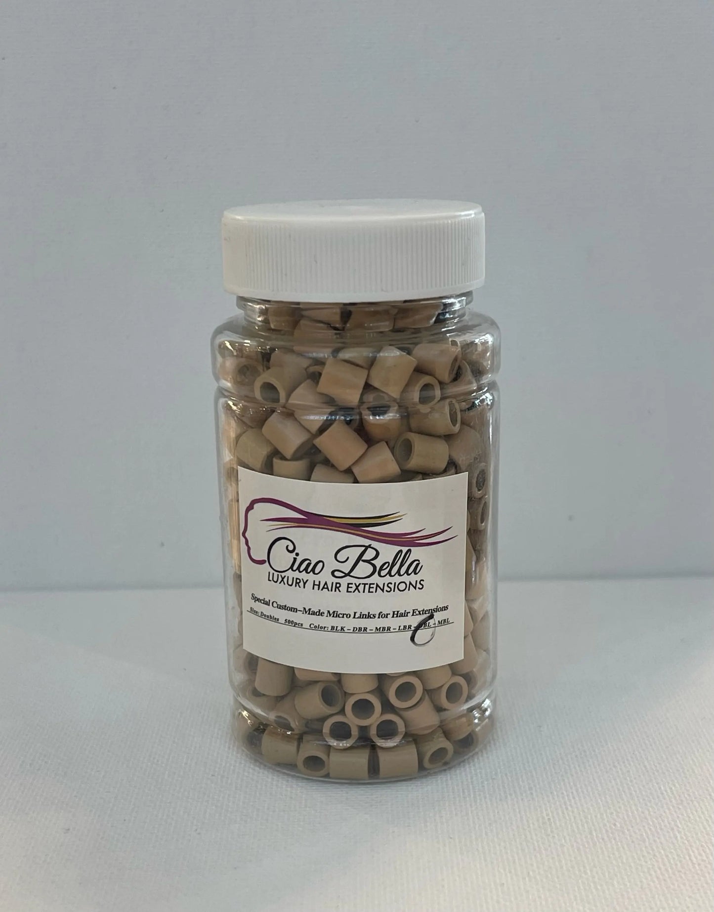 Beads 500 pc | Mega Size | Dark Blonde - Ciao Bella Luxury Hair