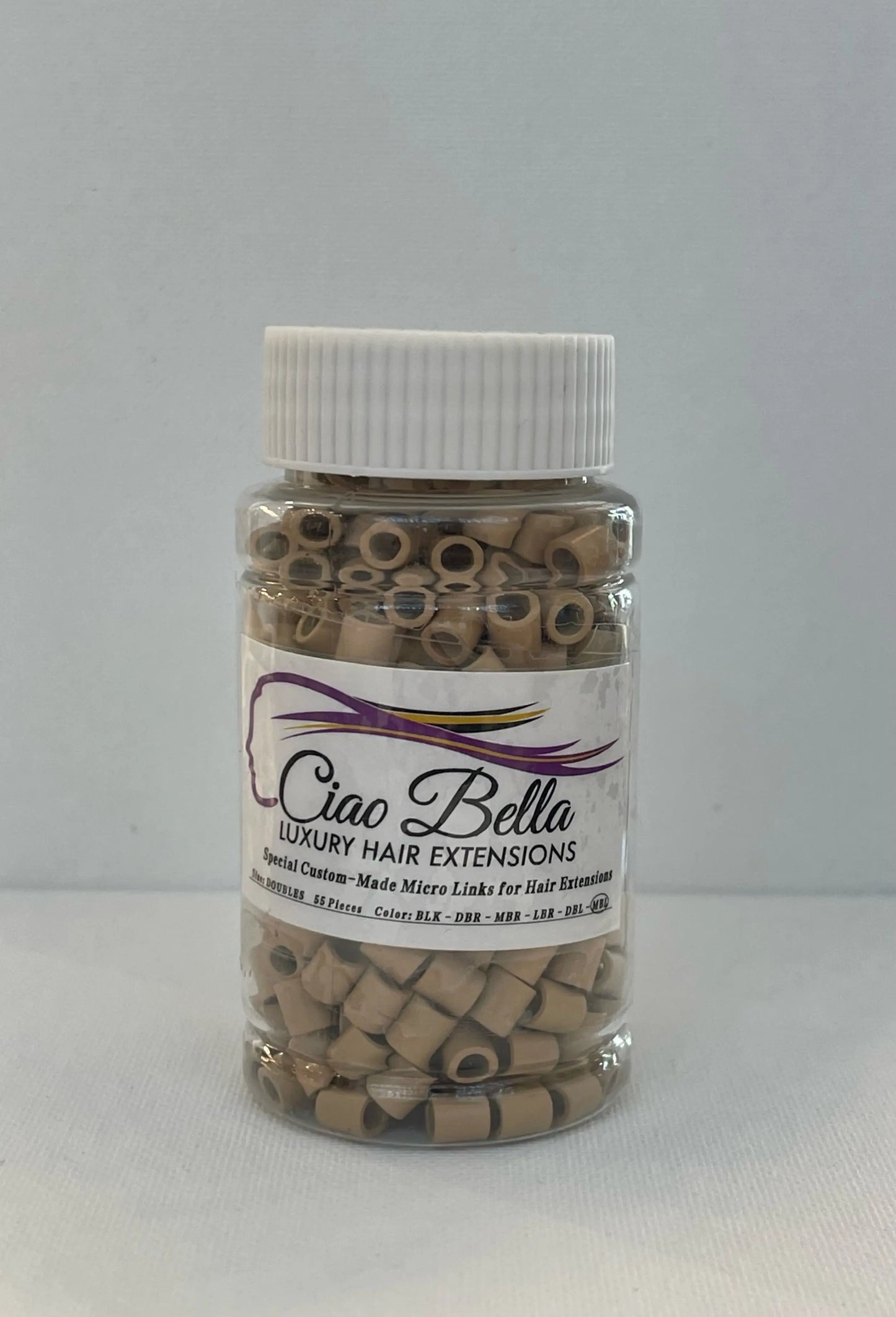 Beads 500 pc | Mega Size | Medium Blonde - Ciao Bella Luxury Hair