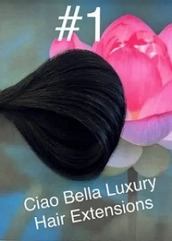 Clip-In Hair | 24" Remy | 180 g | #1 - Ciao Bella Luxury Hair
