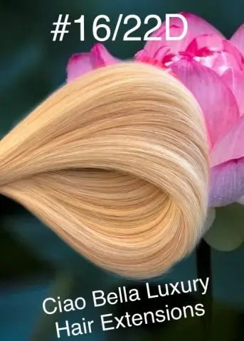 Hand-Tied Hair | 18" | #16/22-D - Ciao Bella Luxury Hair