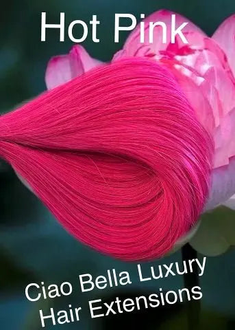 Micro-Bead Hair | 18" | Hot Pink - Ciao Bella Luxury Hair