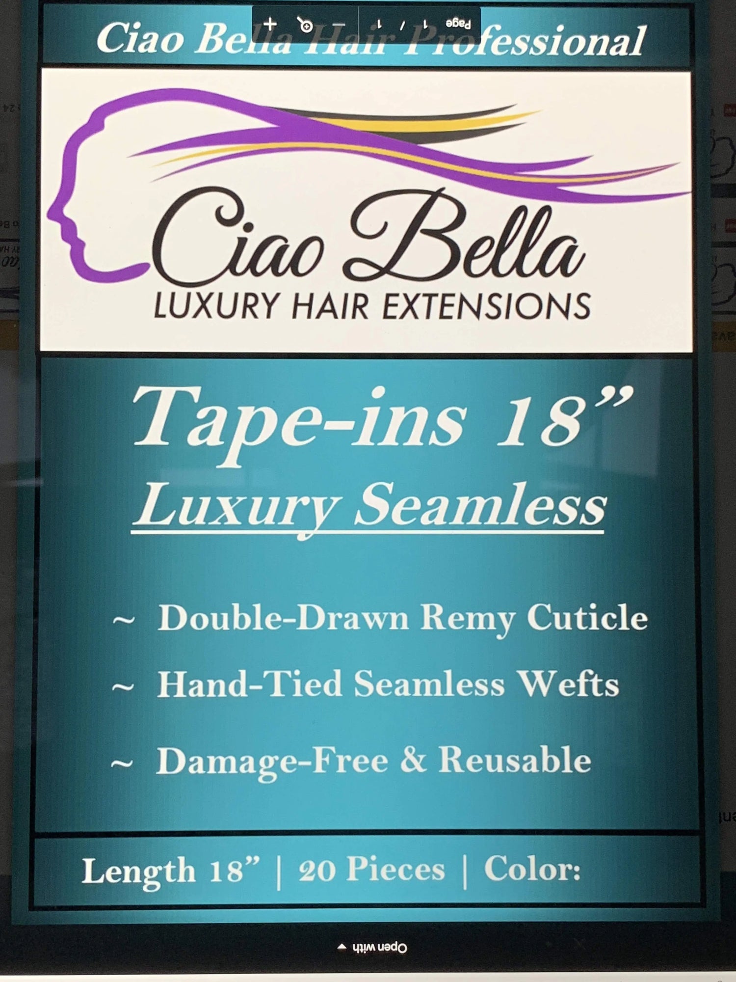 18-Tape-In-Hair-45-g Ciao Bella Luxury Hair