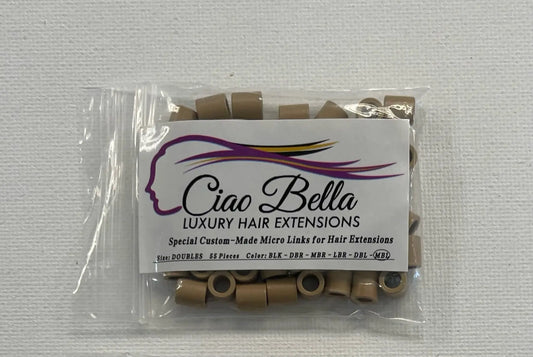 Beads 55 pc | Mega Size | Medium Blonde - Ciao Bella Luxury Hair