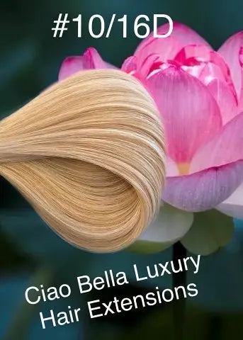 Hand-Tied Hair | 18" | #10/16-D - Ciao Bella Luxury Hair