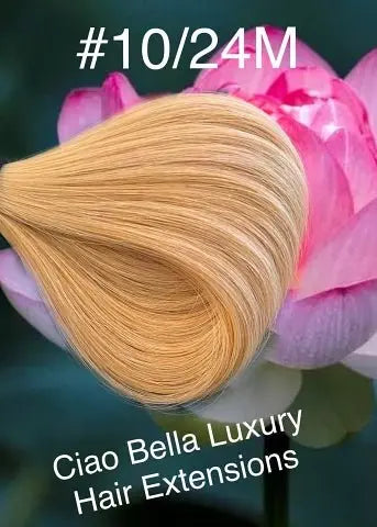 Hand-Tied Hair | 18" | #10/24-M - Ciao Bella Luxury Hair