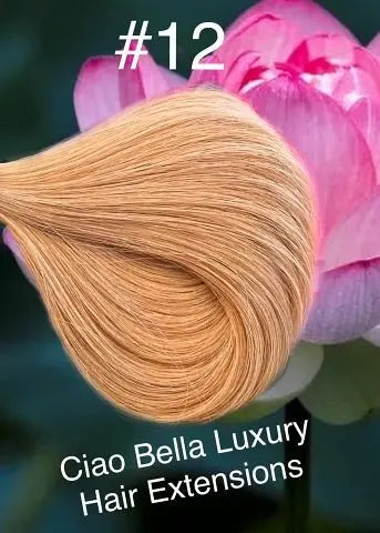 Hand-Tied Hair | 18" | #12 - Ciao Bella Luxury Hair