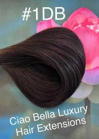 Hand-Tied Hair | 18" | #1DB - Ciao Bella Luxury Hair