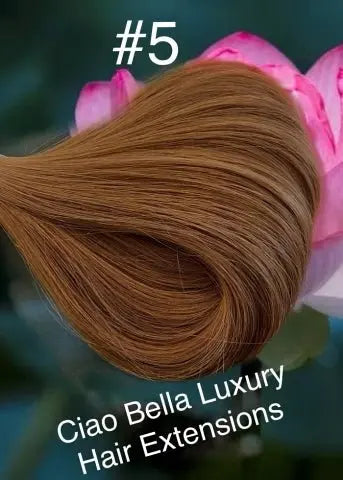 Hand-Tied Hair | 18" | #5 - Ciao Bella Luxury Hair