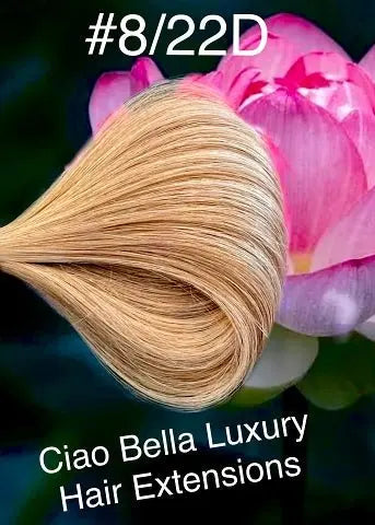 Hand-Tied Hair | 18" | #8/22-D - Ciao Bella Luxury Hair