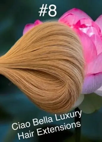 Hand-Tied Hair | 18" | #8 - Ciao Bella Luxury Hair