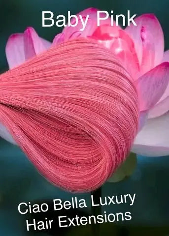 Micro-Bead Hair | 18" | Baby Pink - Ciao Bella Luxury Hair
