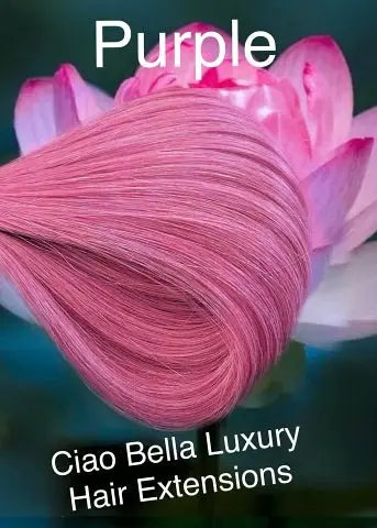 Micro-Bead Hair | 18" | Pastel Purple - Ciao Bella Luxury Hair