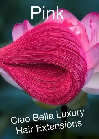 Micro-Bead Hair | 18" | Pink - Ciao Bella Luxury Hair
