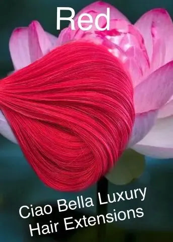Micro-Bead Hair | 18" | Red - Ciao Bella Luxury Hair