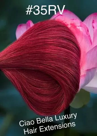 Micro-Bead Mega Hair 24" | Color #35RV - Ciao Bella Luxury Hair